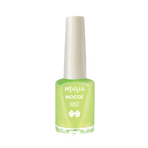 Esmalte de uñas Inocos Maria Lima verde limón ultracremoso 9ml