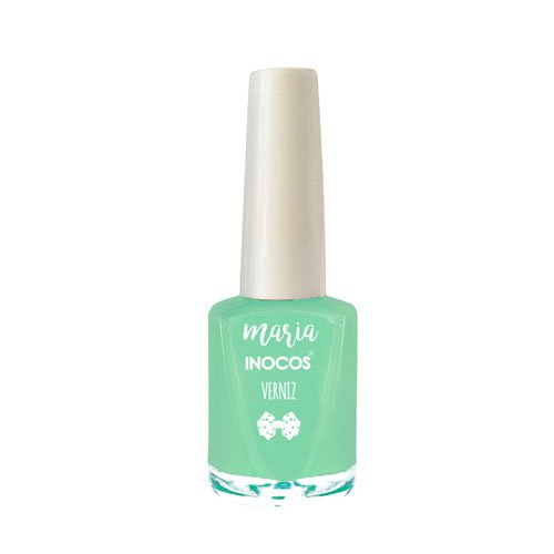 Nail polish Inocos Maria Valentina bubble gum green ultra creamy 9ml Nail polish Inocos Maria Valentina bubble gum green ultra creamy 9ml