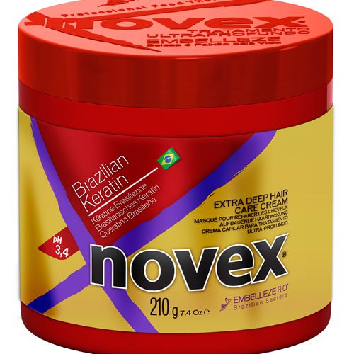 Mascarilla Novex Queratina Brasileña 210g