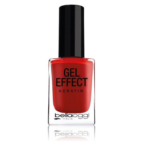 Nail polish Gel Effect Keratin 06 Cherry Passion red 10ml