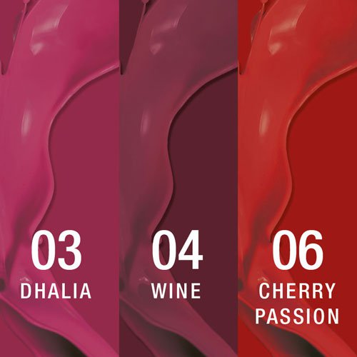 Nail polish Gel Effect Keratin 06 Cherry Passion red 10ml