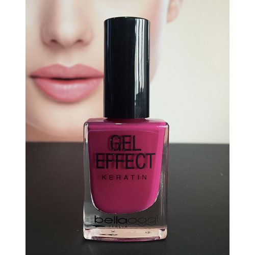 Nail polish Gel Effect Keratin 04 Wine purple 10ml