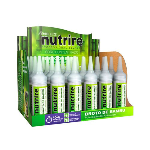 Dosis Nutrire Novex Bambú suero concentrado crecimiento y fuerza 10ml