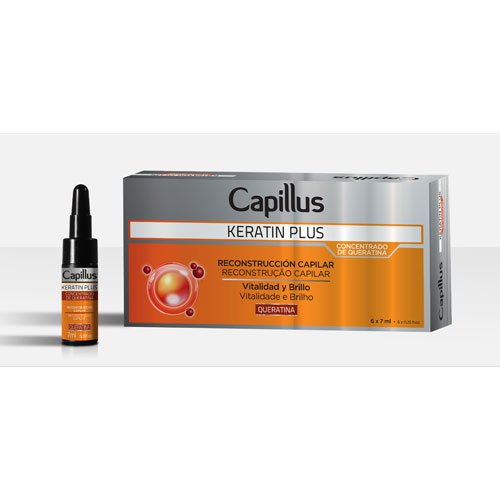 Kit de ampollas Capillus Keratin Plus 6x7ml