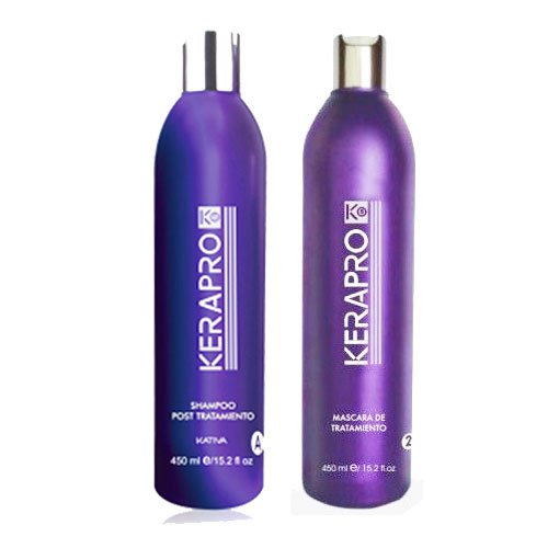 Pack alisado Kativa Kerapro keratina 2x450ml