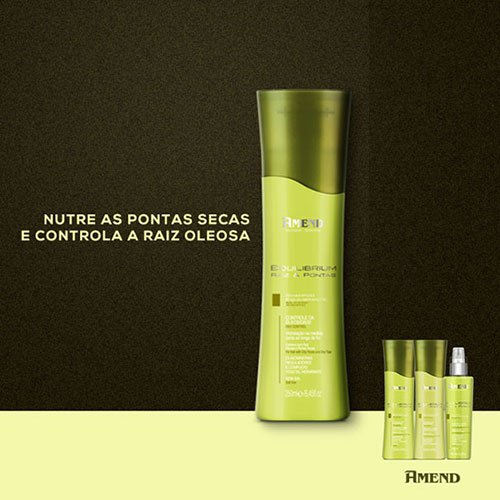 Shampoo Amend Equilibrium roots & ends oil control salt-free 250ml