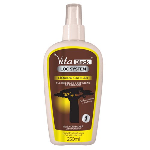 Líquido Antiresiduos VitaBlack Loc System baobab y ricino 250ml