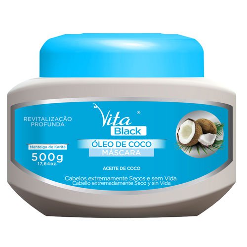 Mascarilla VitaBlack Coco y Karité 500g Mascarilla VitaBlack Coco y Karité 500g