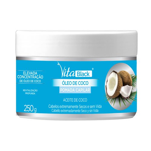Hair pomade Vitablack Coconut Oil deep revitalization concentrated 250g