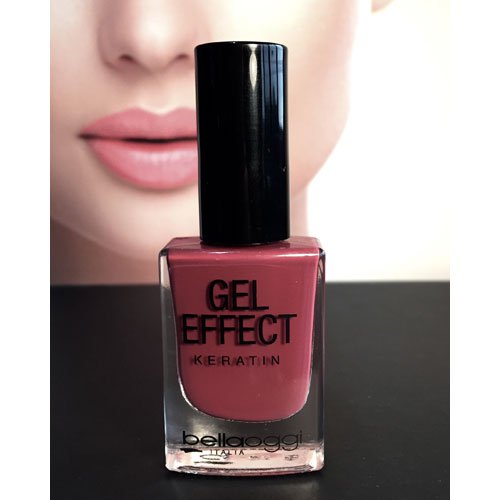 Nail polish Gel Effect Keratin 43 LadyLike rose 10ml