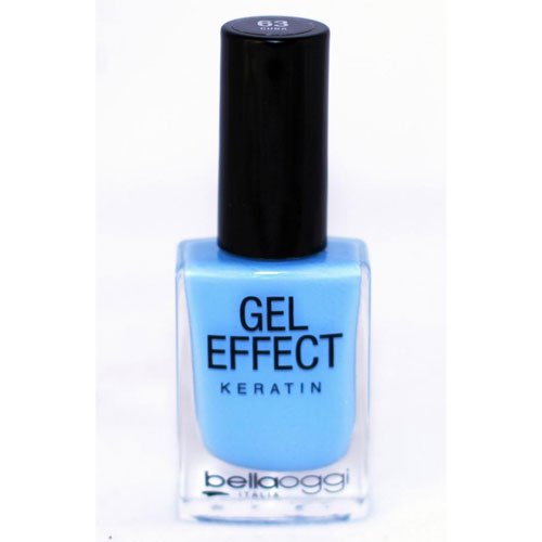 Nail polish Gel Effect Keratin 63 Cuba blue 10ml