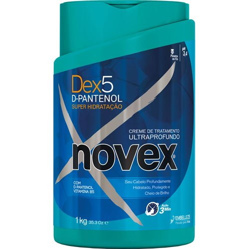 Mascarilla Novex Dex5 D-Pantenol súper hidratación ultraprofundo 1Kg