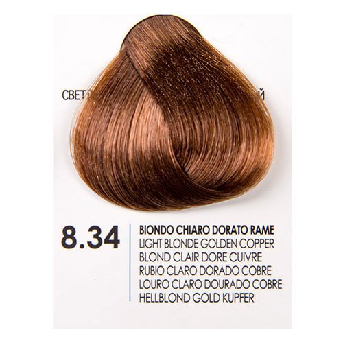 Ammonia-free dye Fanola Oro Therapy 24k 8.34 gold copper 100ml