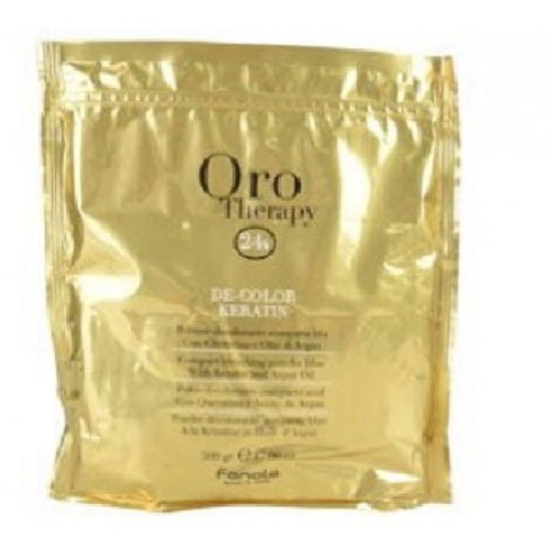 Blue bleaching powder Fanola Oro Therapy 24k keratin and argan 75g