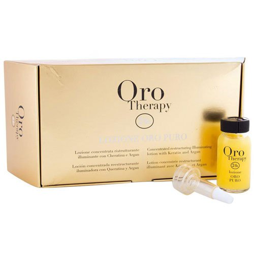 Loción Fanola Oro Therapy 24k keratina y argán 10ml