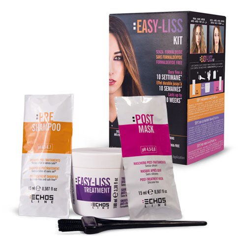 Straightening kit Echosline Easy-liss Straightening Antifrizz 130ml