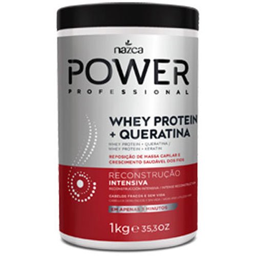 Mascarilla Nazca Power Profesional Whey Protein & Keratina reconstrucción intensiva 1Kg