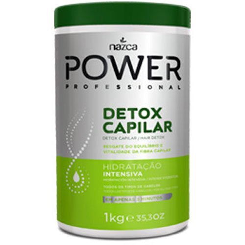 Mascarilla Nazca Power Profesional Detox Capilar hidratación intensiva 1Kg