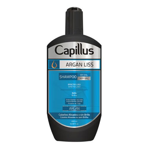 Champú Capillus Argán Liss sin sal 400ml