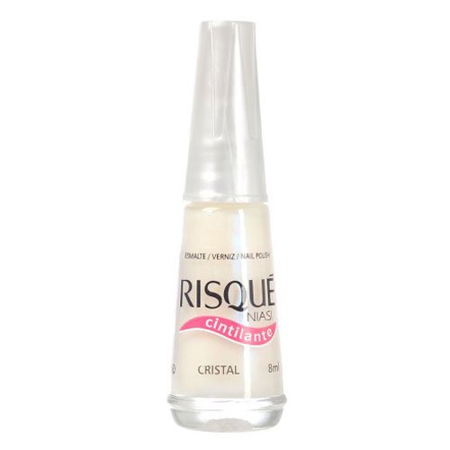 Nail polish Risqué Cristal white pearly 8ml