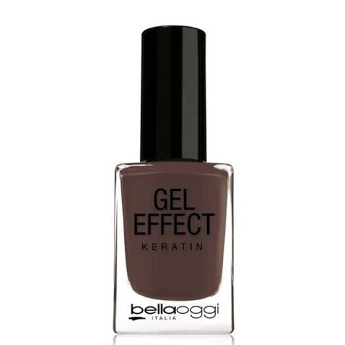 Nail polish Gel Effect Keratin 74 Black Brown 10ml