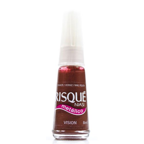 Esmalte de uñas Risqué Vision marrón metalizado 8ml