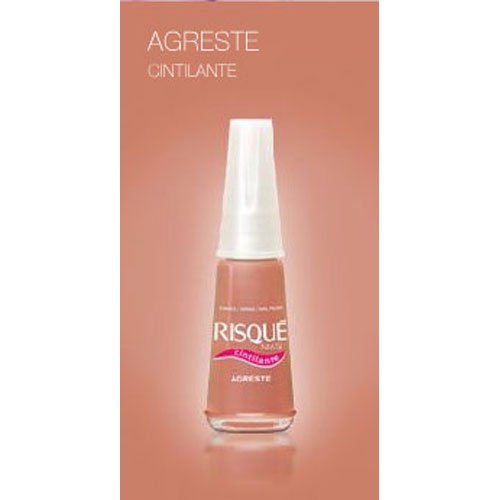 Esmalte de uñas Risqué Agreste beige nacarado 8ml