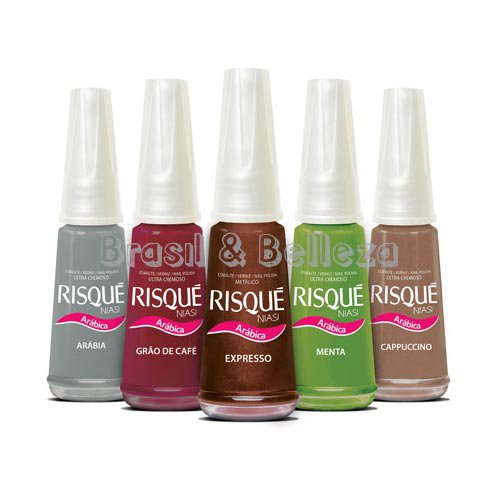 Esmalte de uñas Risqué Expresso marrón metalizado 8ml