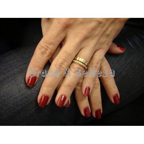 Nail polish Risqué Toque de Ira coral red creamy 8ml