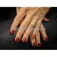 Nail polish Risqué Toque de Ira coral red creamy 8ml