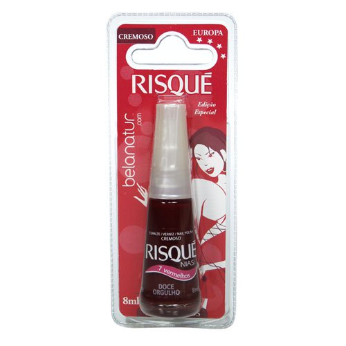 Nail polish Risqué Doce Orgulho burgundy creamy 8ml