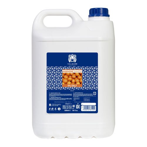 Champú Valquer Mandarina suave sin sal 5L