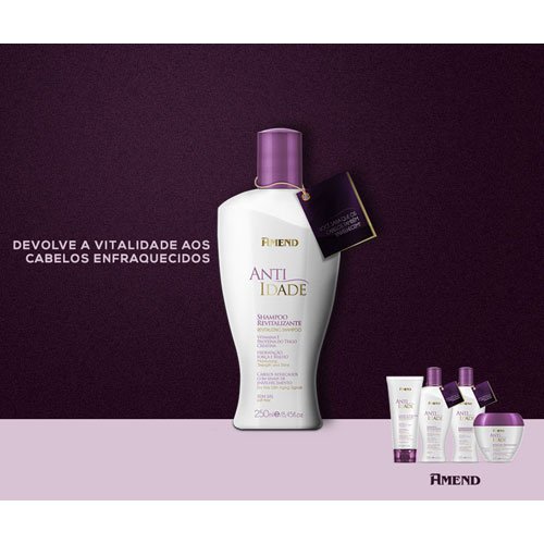 Champú Amend Revitalizador Anti-age sin sal 250ml