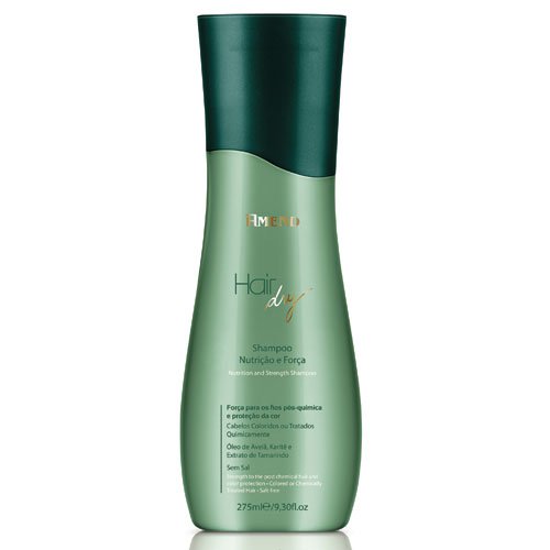 Champú Amend Hair Dry nutrición y fuerza sin sal 275ml