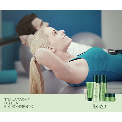 Champú Amend Hair Dry nutrición y fuerza sin sal 275ml