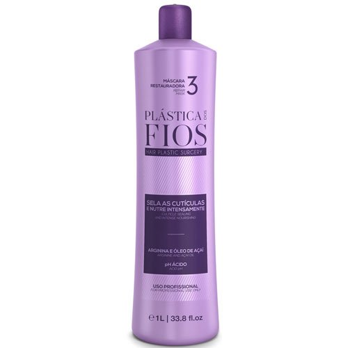 Mascarilla Cadiveu Plástica dos Fios 1L Mascarilla Cadiveu Plástica dos Fios 1L
