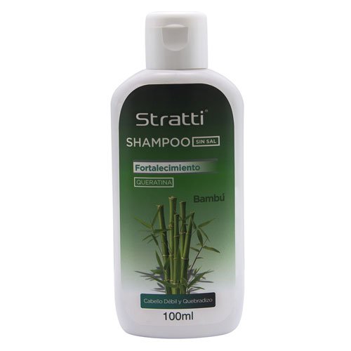 Shampoo Stratti Bamboo vitality & strength with keratin salt-free 100ml