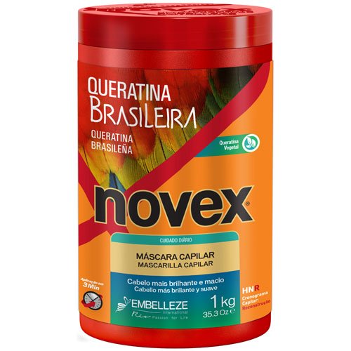 Mascarilla Novex Queratina Brasileña 1Kg BrasilyBelleza