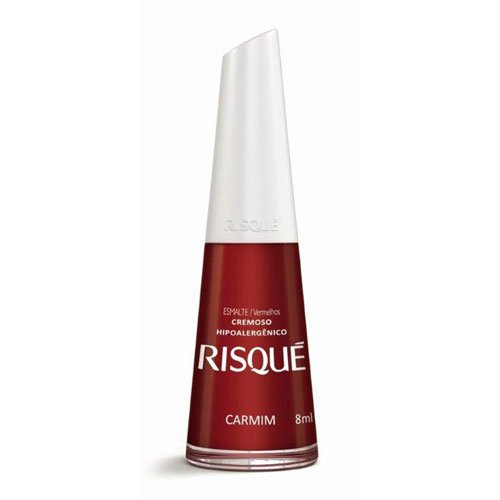 Esmalte de uñas Risqué Carmim cremoso 8ml