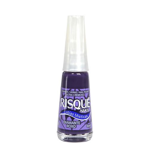 Nail polish Risqué Diamante Roxo purple ultra creamy 8ml