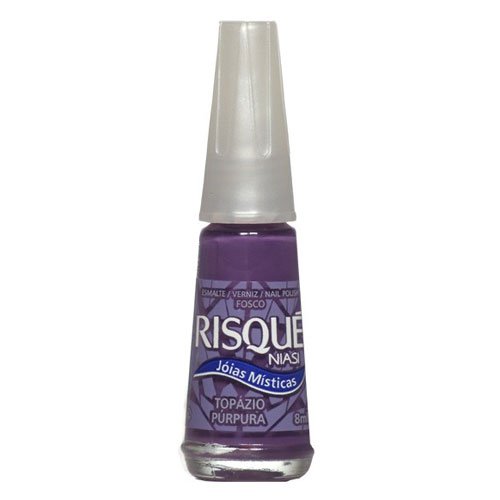 Esmalte de uñas Risqué Topázio Púrpura lila mate 8ml