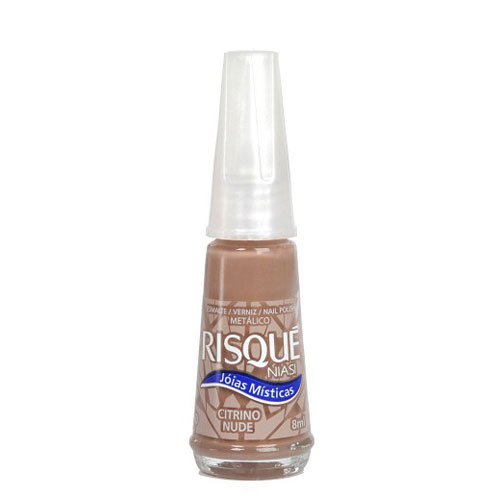 Nail polish Risqué Citrino Nude beige metallic 8ml