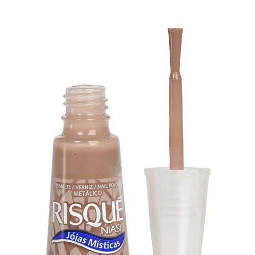 Nail polish Risqué Citrino Nude beige metallic 8ml