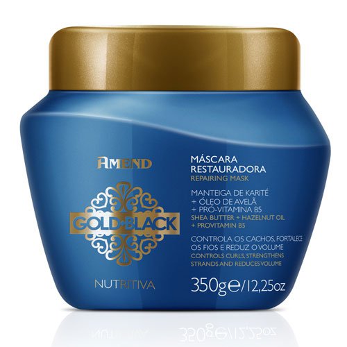 Mask Gold Black Restorative with keratin and vitamin B5 300g