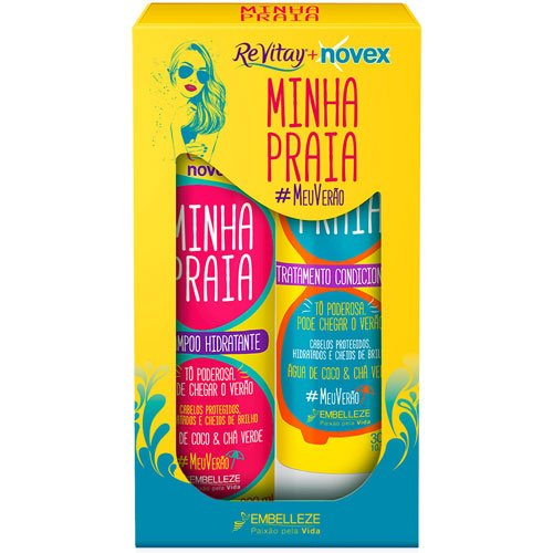 Kit champú + acondicionador Novex Mi Playa 600ml Kit champú + acondicionador Novex Mi Playa 600ml