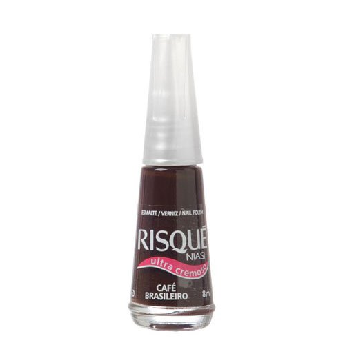 Nail polish Risqué Café Brasileiro brown ultra creamy 8ml