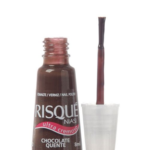 Nail polish Risqué Chocolate Quente brown ultra creamy 8ml