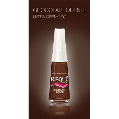 Nail polish Risqué Chocolate Quente brown ultra creamy 8ml