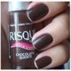 Esmalte de uñas Risqué Chocolate Quente marrón ultracremoso 8ml