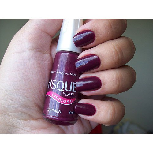 Nail polish Risqué Carmen aubergine ultra creamy 8ml